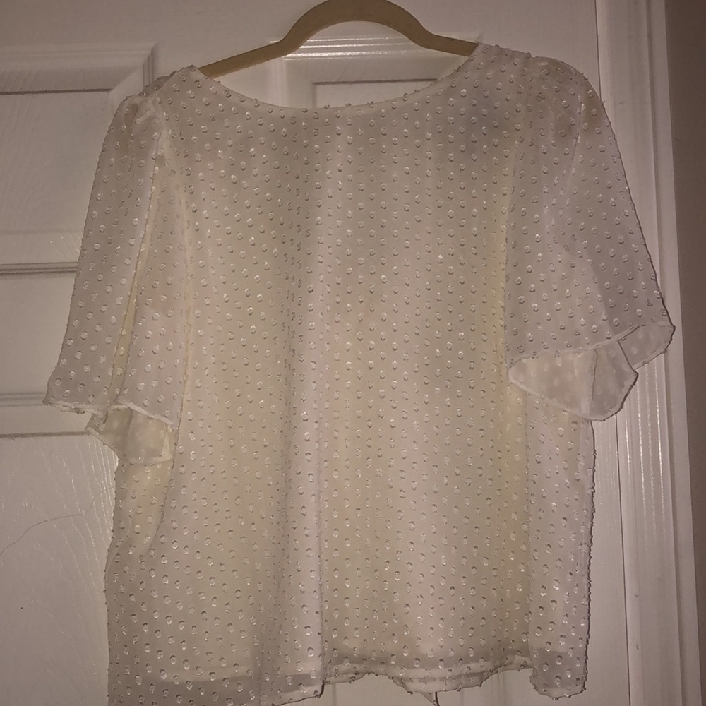 Banana republic white top - Picture 3 of 4